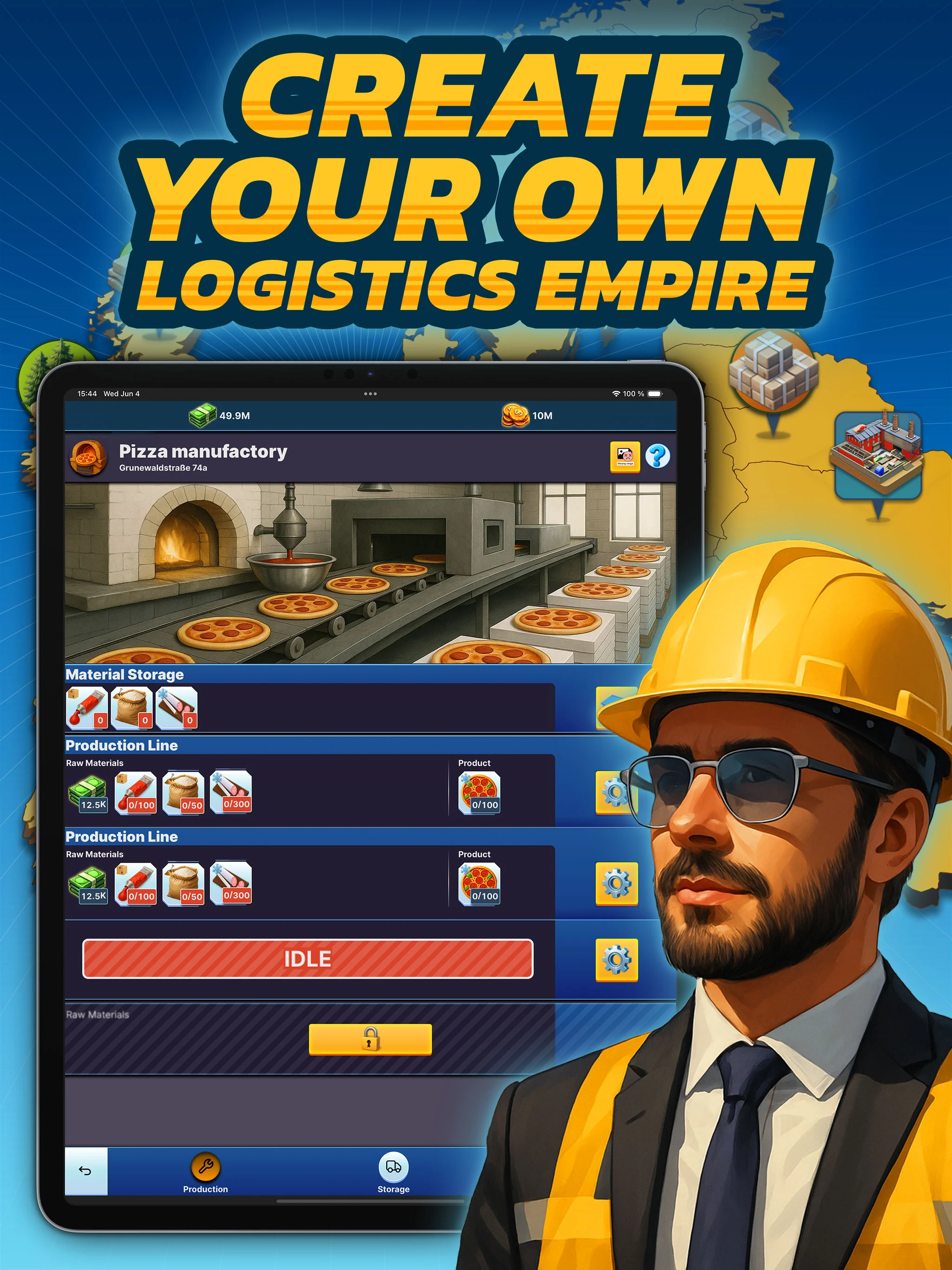 Logistics Empire Truck Manager screenshot
