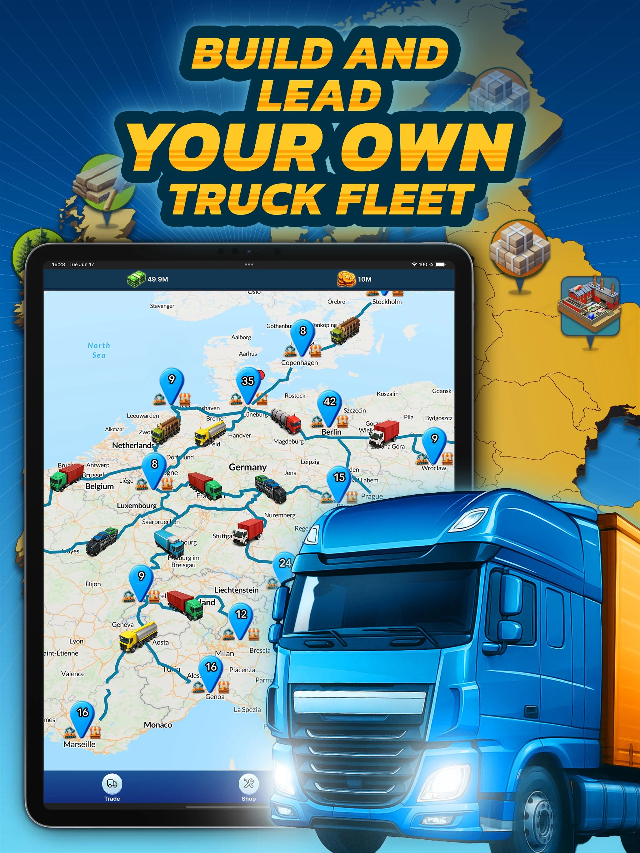 Logistics Empire Truck Manager screenshot