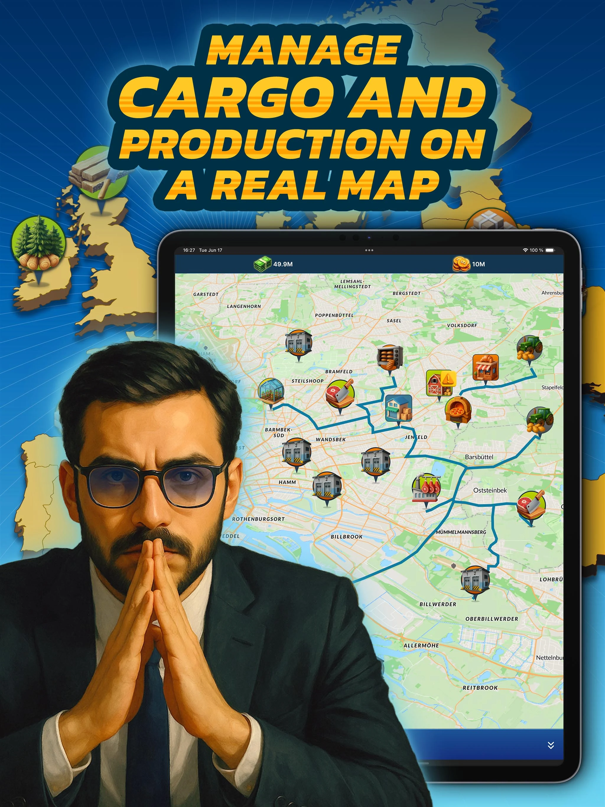 Logistics Empire Truck Manager screenshot