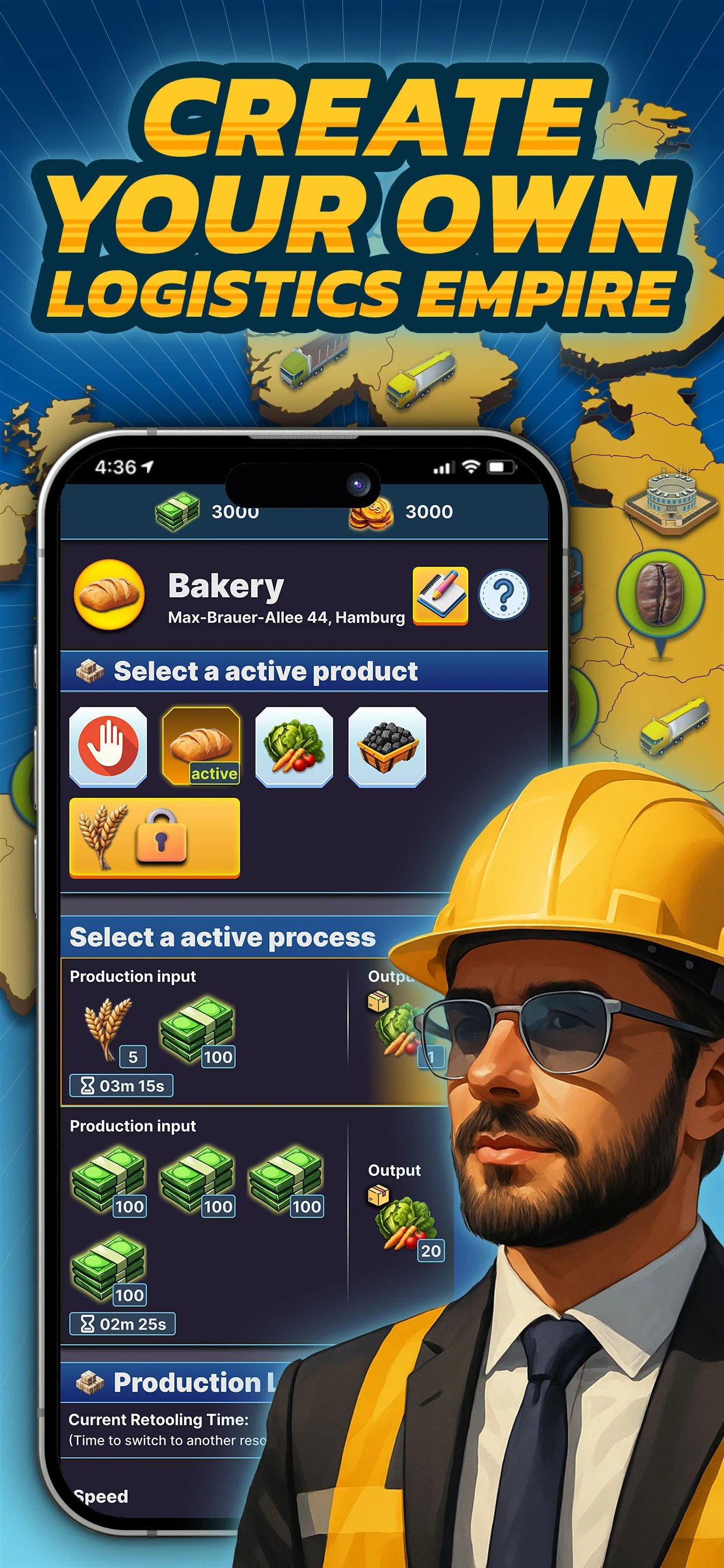 Logistics Empire Truck Manager screenshot